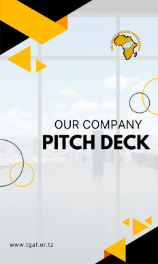 TGAF website cover PITCH DECK